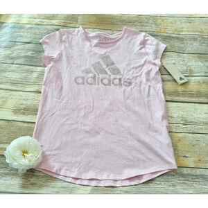NWT ADIDAS LIGHT PINK TEE-SIZE XL